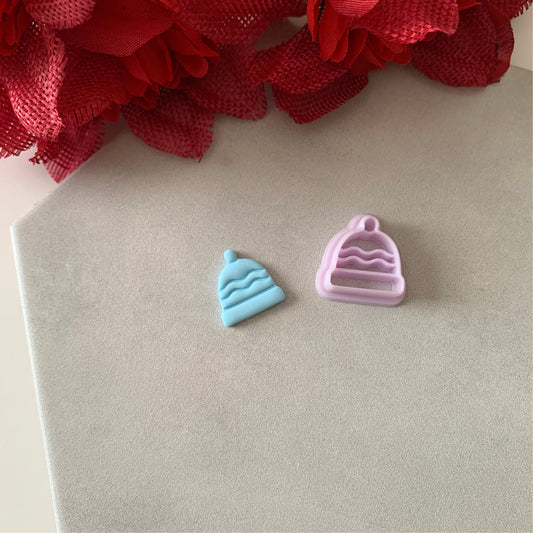 Beanie Cutter | 0.75"-1.25" | Winter Polymer Clay Cutters Holiday Christmas Earrings Cutter