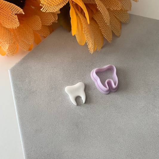 Tooth Cutter | 0.75"-1.25" | Fall Polymer Clay Autumn Clay Cutters Fall Scary Halloween Earrings Autumn Clay Cutters