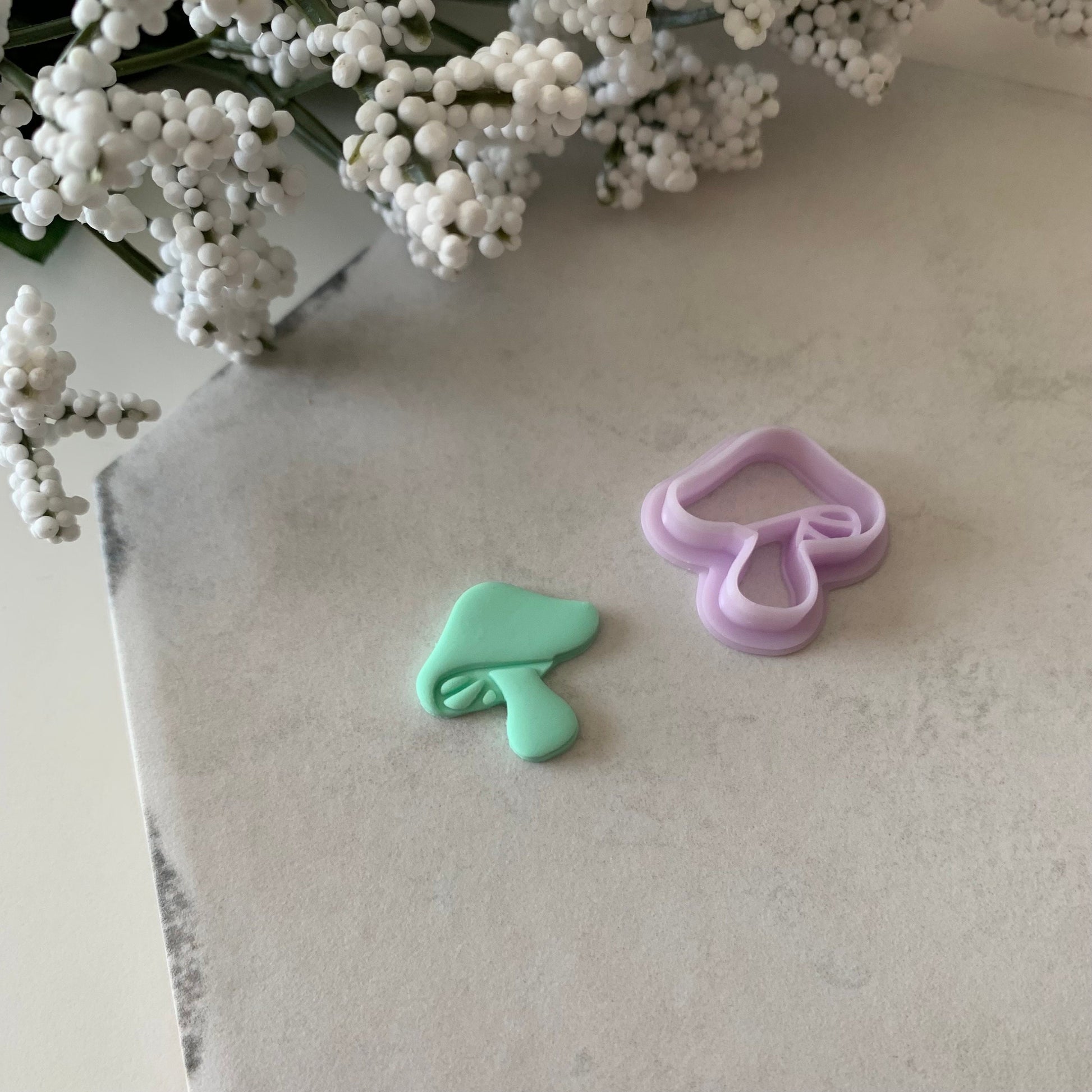 Mushroom Cutter | 0.75"-1.25" | Polymer Clay Cutter Earrings