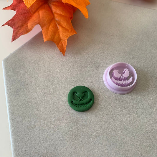 Halloween Jack Cutter | 0.75"-1.25" | Fall Polymer Clay Autumn Clay Cutters Fall Scary Halloween Earrings Autumn Clay Cutters