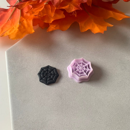 Spider Web Cutter | 0.75"-1.25" | Fall Polymer Clay Autumn Clay Cutters Fall Scary Halloween Earrings Autumn Clay Cutters