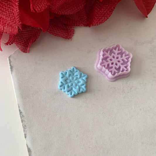 Snowflake Cutter | 0.75"-1.25" | Winter Polymer Clay Cutters Holiday Christmas Earrings Cutter
