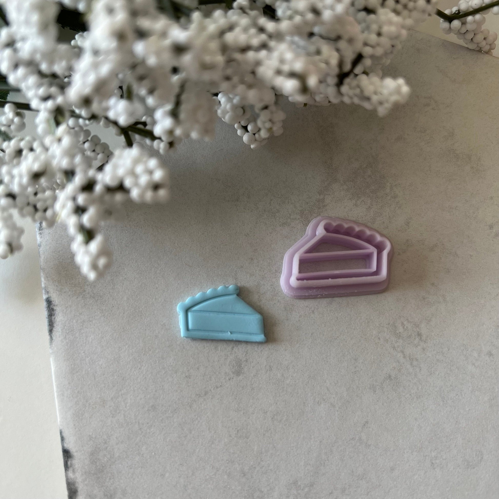 Pie Slice Cutter | 0.75"-1.25" | Polymer Clay Cutter Earrings