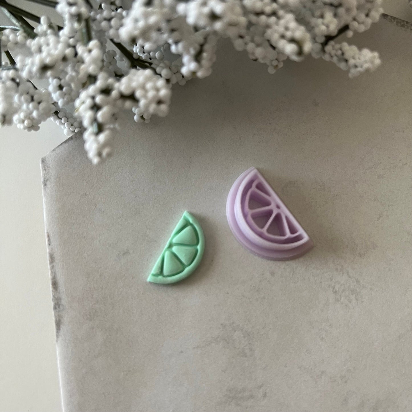 Half Citrus Cutter | 0.75"-1.25" | Polymer Clay Cutter Earrings