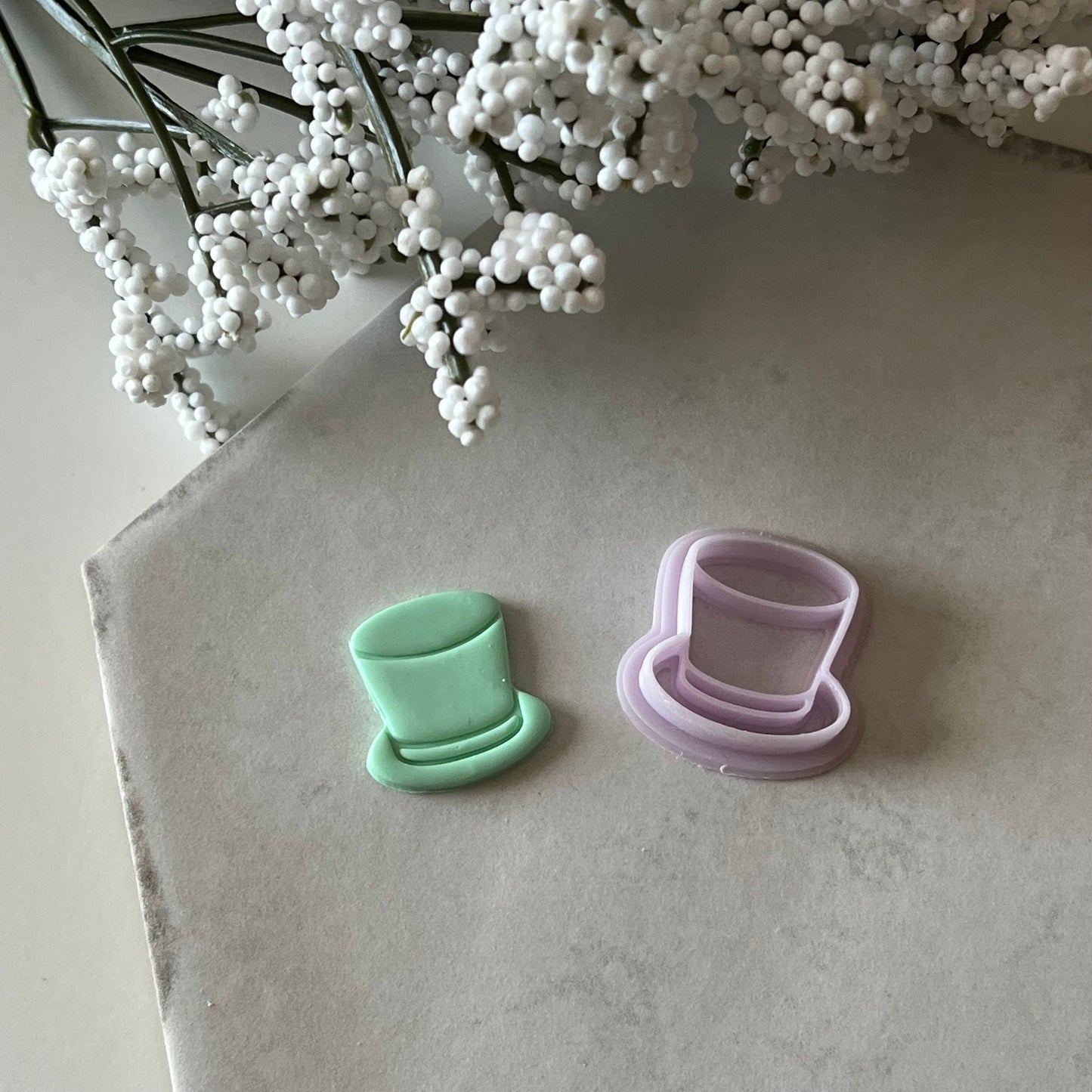 Top Hat Cutter | 0.75"-1.25" | Polymer Clay Cutter Earrings