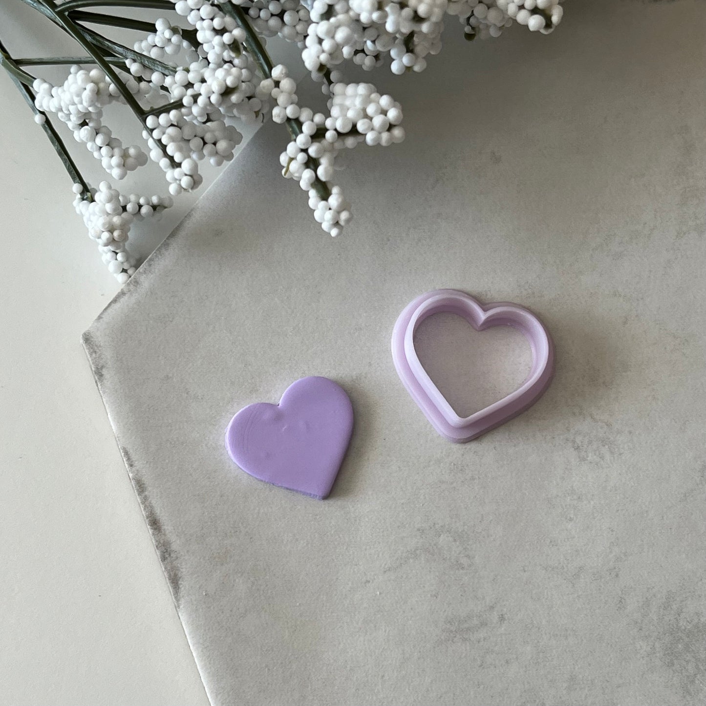 Heart Cutter | 0.75"-1.25" | Polymer Clay Cutter Earrings