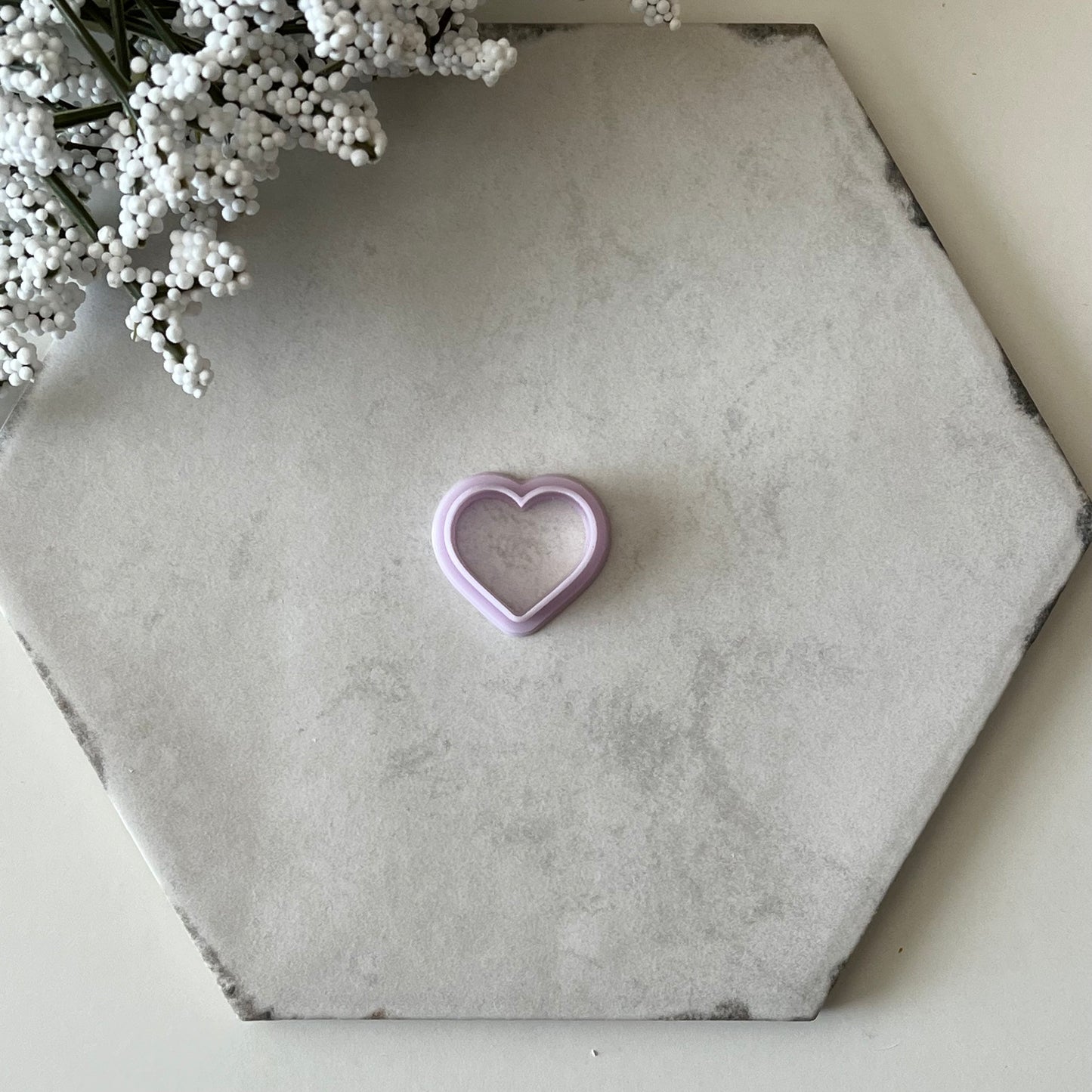 Heart Cutter | 0.75"-1.25" | Polymer Clay Cutter Earrings