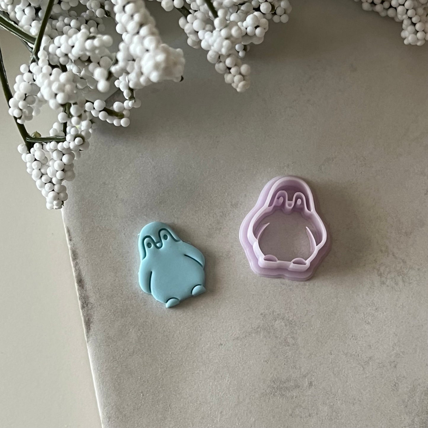 Penguin Cutter | 0.75"-1.25" | Polymer Clay Cutter Earrings