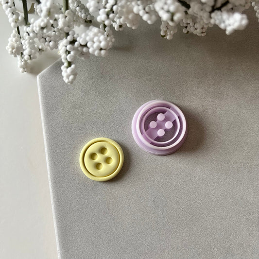 Button Cutter | 0.75"-1.25" | Polymer Clay Cutter Earrings