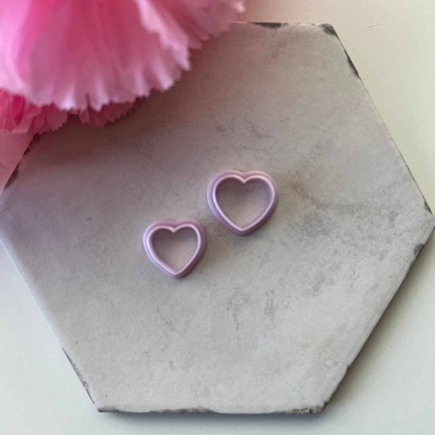 Valentines Sugar Cookie Cutter Set | 0.75"-1.25" | Polymer Clay Cutter Earrings Valentines Day