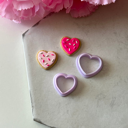 Valentines Sugar Cookie Cutter Set | 0.75"-1.25" | Polymer Clay Cutter Earrings Valentines Day
