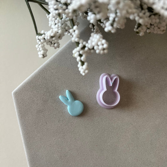 Bunny Head Cutter | 0.75"-1.25" | Polymer Clay Cutter Earrings Easter Spring