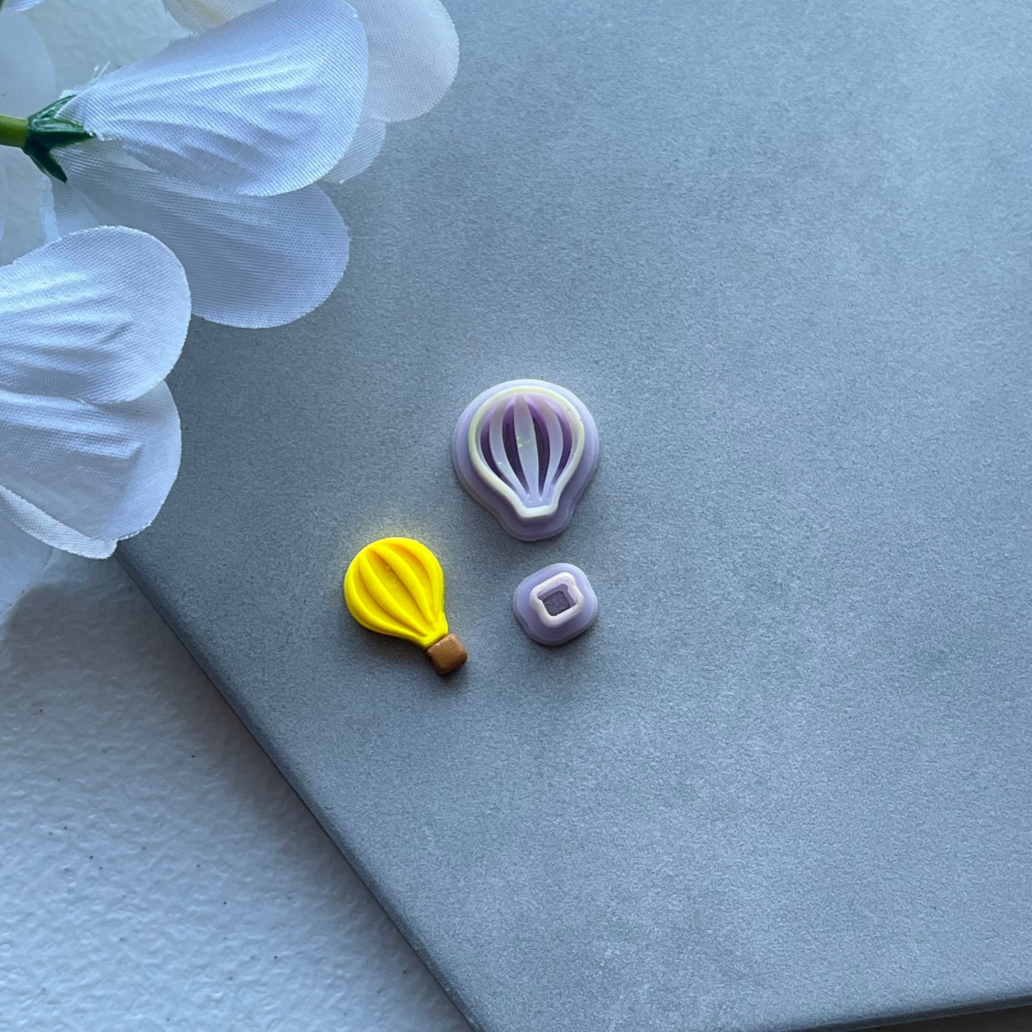 Hot Air Balloon Cutter | 0.75"-1.25" | Polymer Clay Cutter Earrings Summer