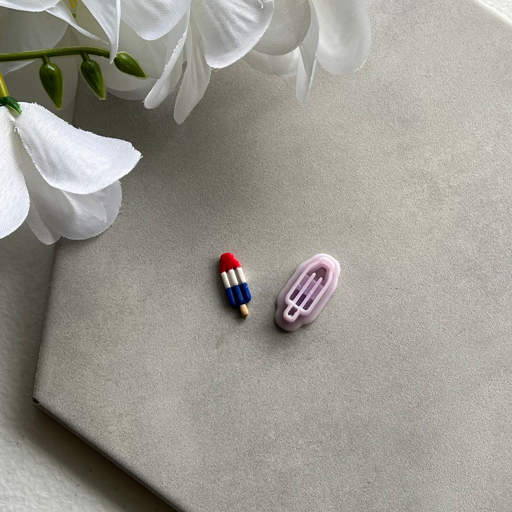 Rocket Pop Cutter | 0.75"-1.25" | Polymer Clay Cutter Earrings Summer Fourth of July