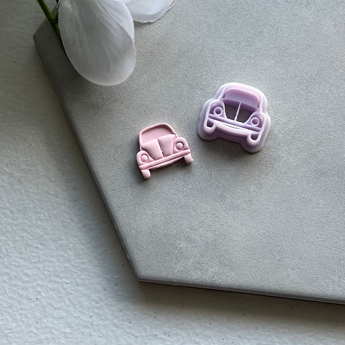 Hippie Car Cutter | 0.75"-1.25" | Polymer Clay Cutter Earrings