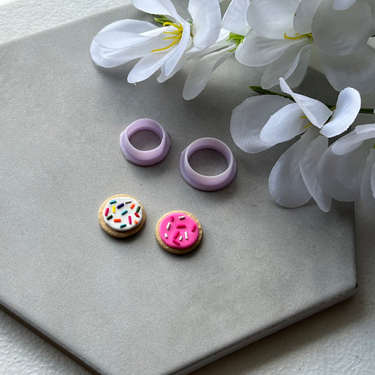 Sugar Cookie Cutter (set) | 0.75"-1.25" | Polymer Clay Cutter Earrings