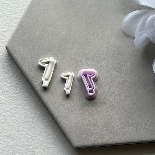 Birthday Candle Cutter | 0.75"-1.25" | Polymer Clay Cutter Earrings