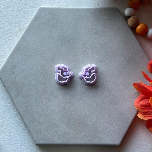 Ghost Dog Cutter (set) | 0.75"-1.25" | Fall Polymer Clay Autumn Clay Cutters Fall Scary Halloween Earrings Autumn Clay Cutters